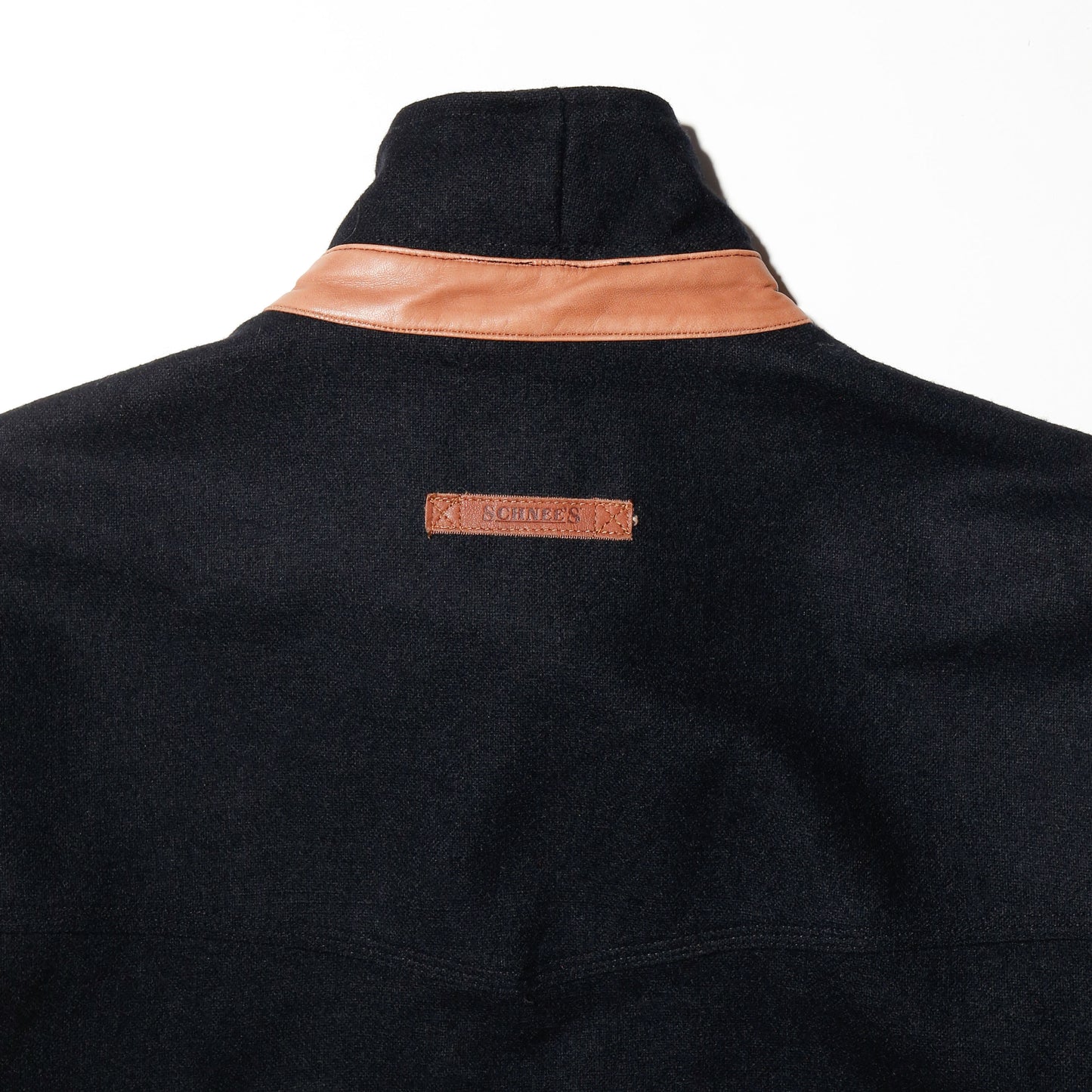 *one-off cropped bowtie wool shirt