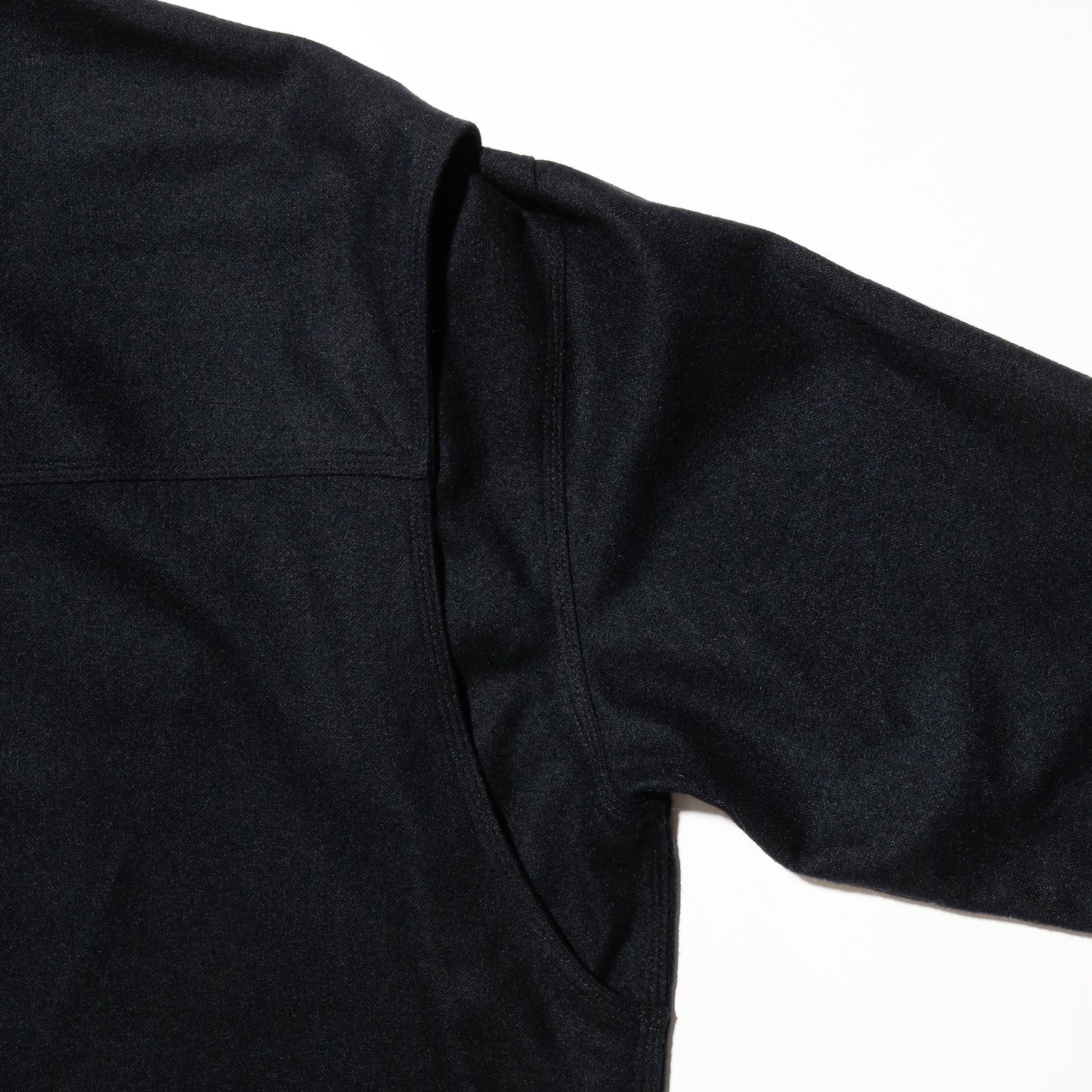 *one-off cropped bowtie wool shirt