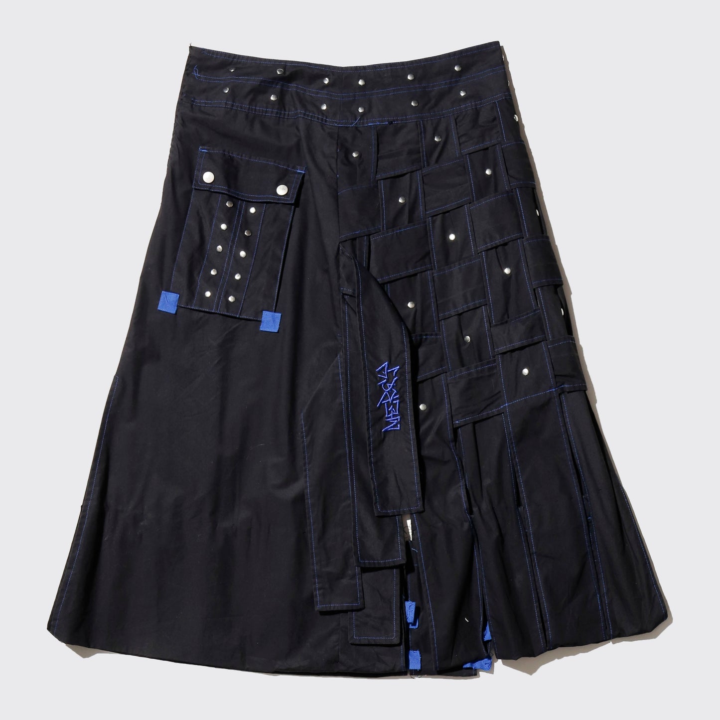 vintage braid rave skirt