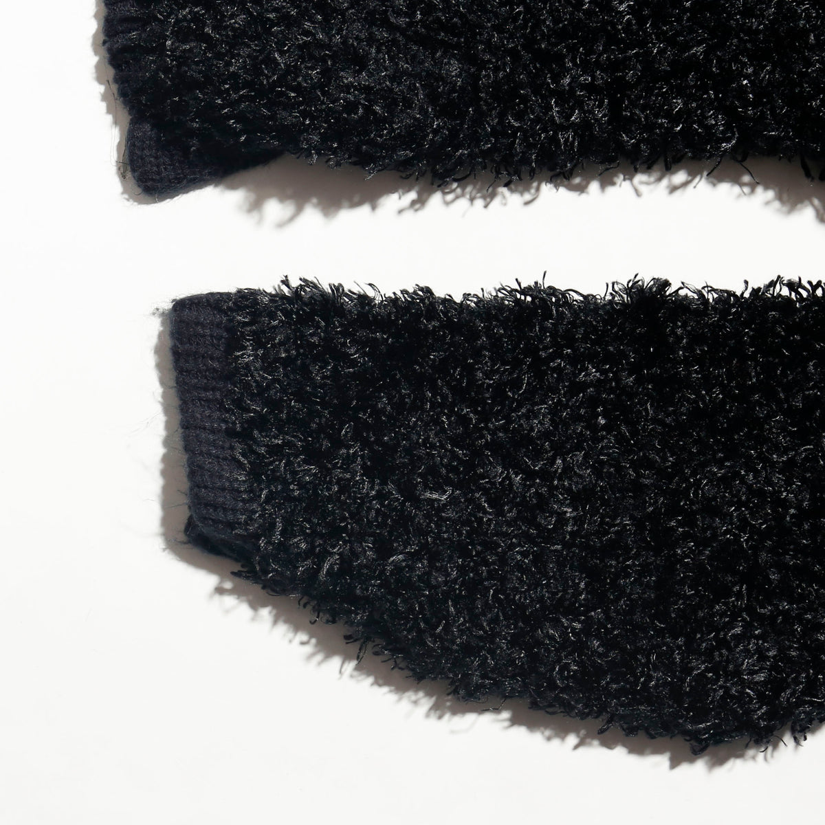vintage cropped fuzzy knit jacket