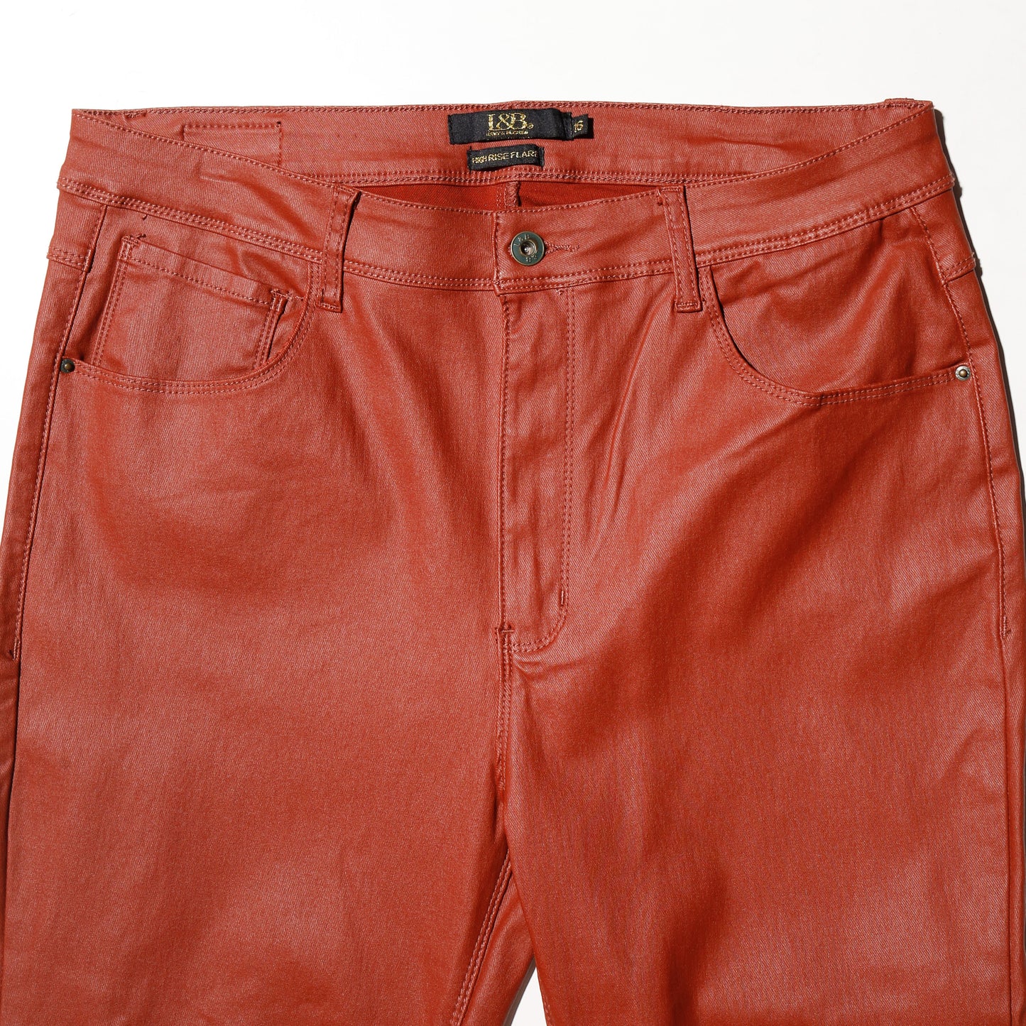 vintage mega flare coating trousers