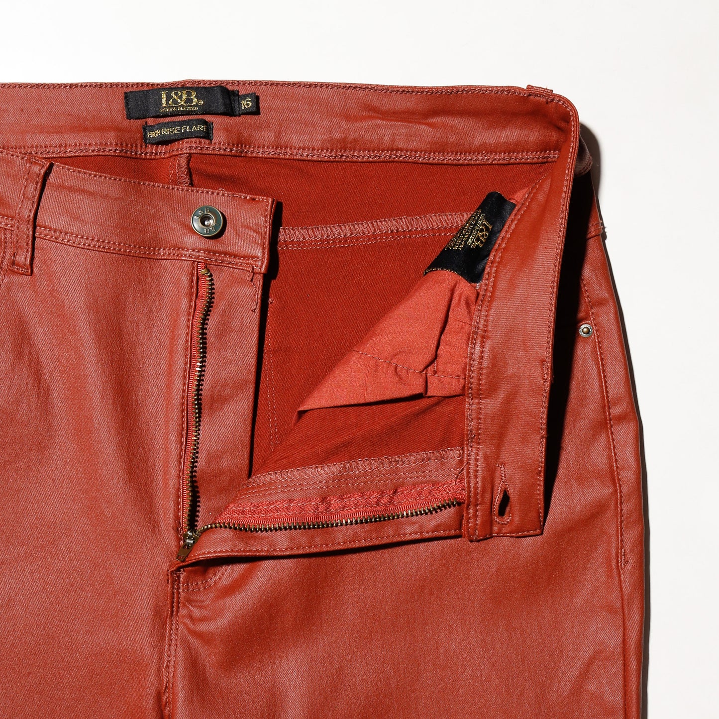 vintage mega flare coating trousers