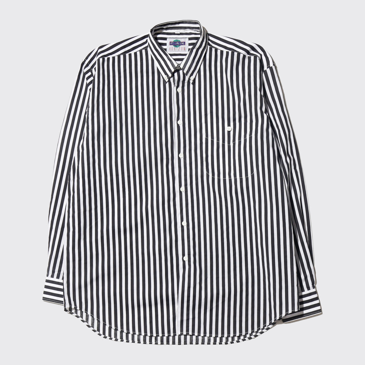 vintage loose stripe shirt