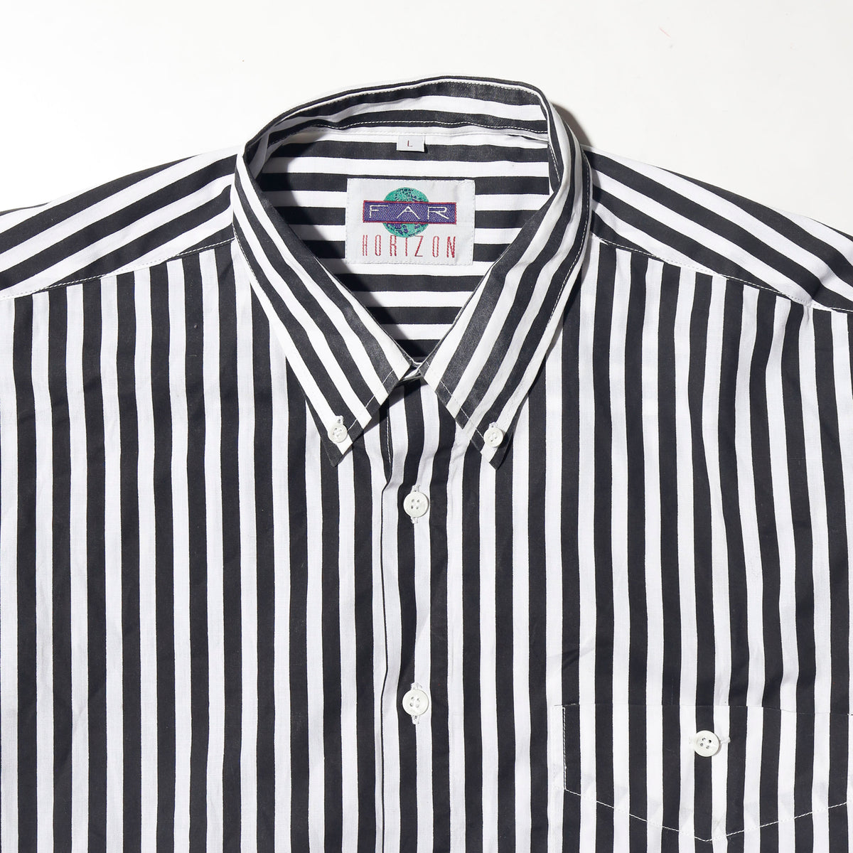 vintage loose stripe shirt
