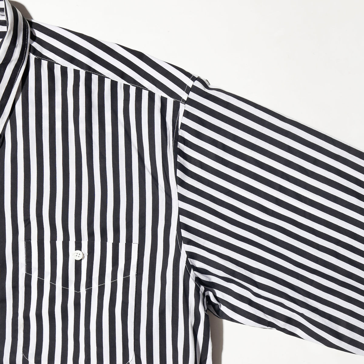 vintage loose stripe shirt