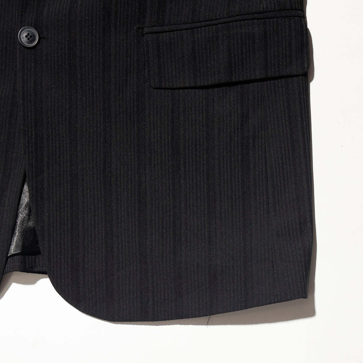 vintage euro alternative stripe tailored jacket
