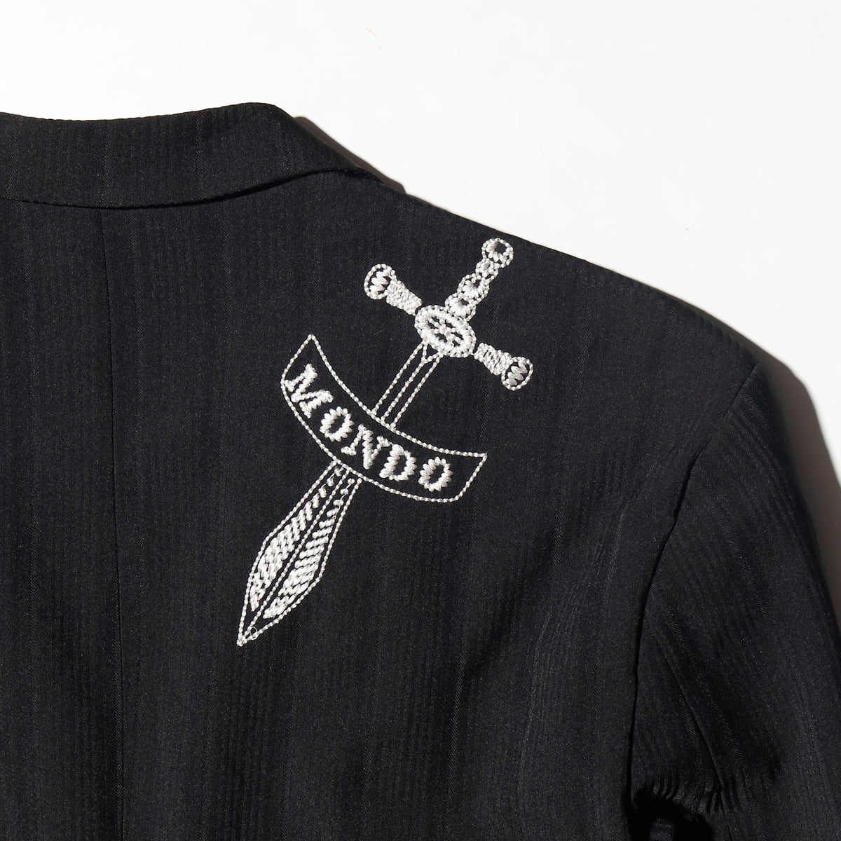 vintage euro alternative stripe tailored jacket