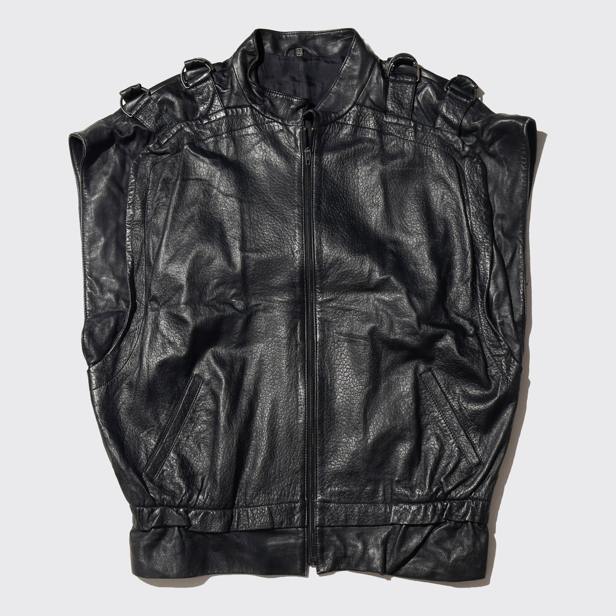 vintage revolver leather vest