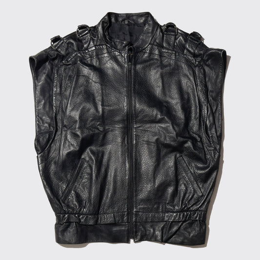 vintage revolver leather vest