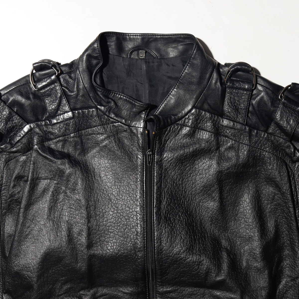 vintage revolver leather vest