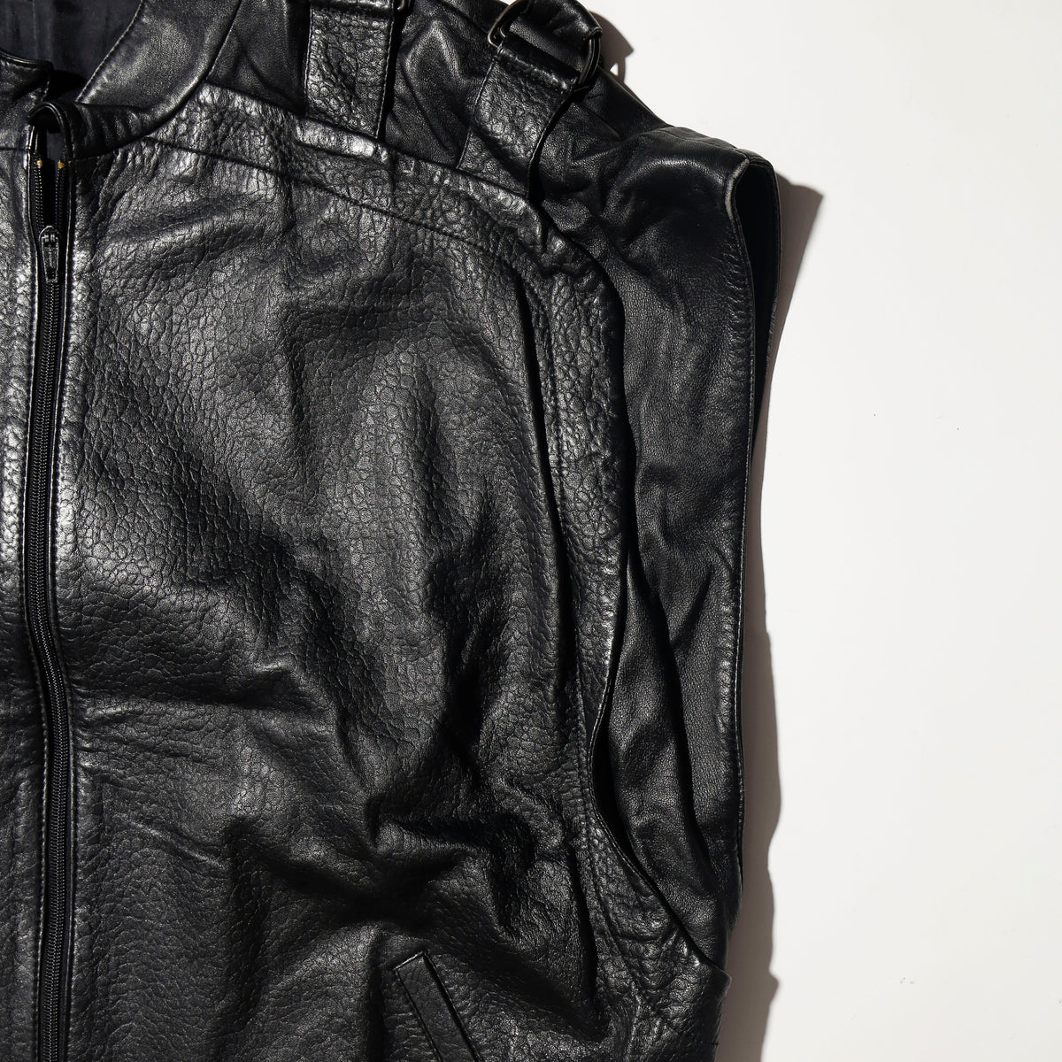 vintage revolver leather vest