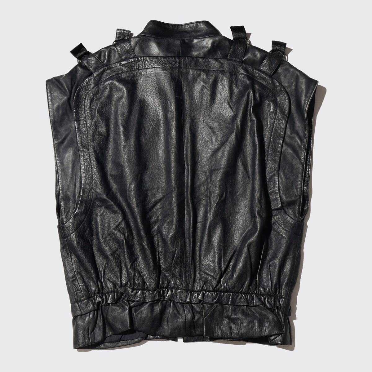 vintage revolver leather vest