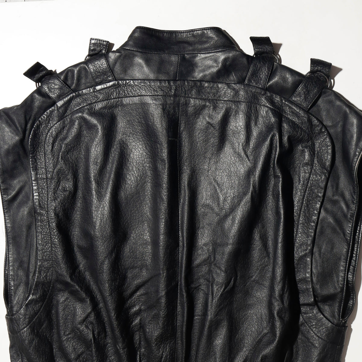 vintage revolver leather vest