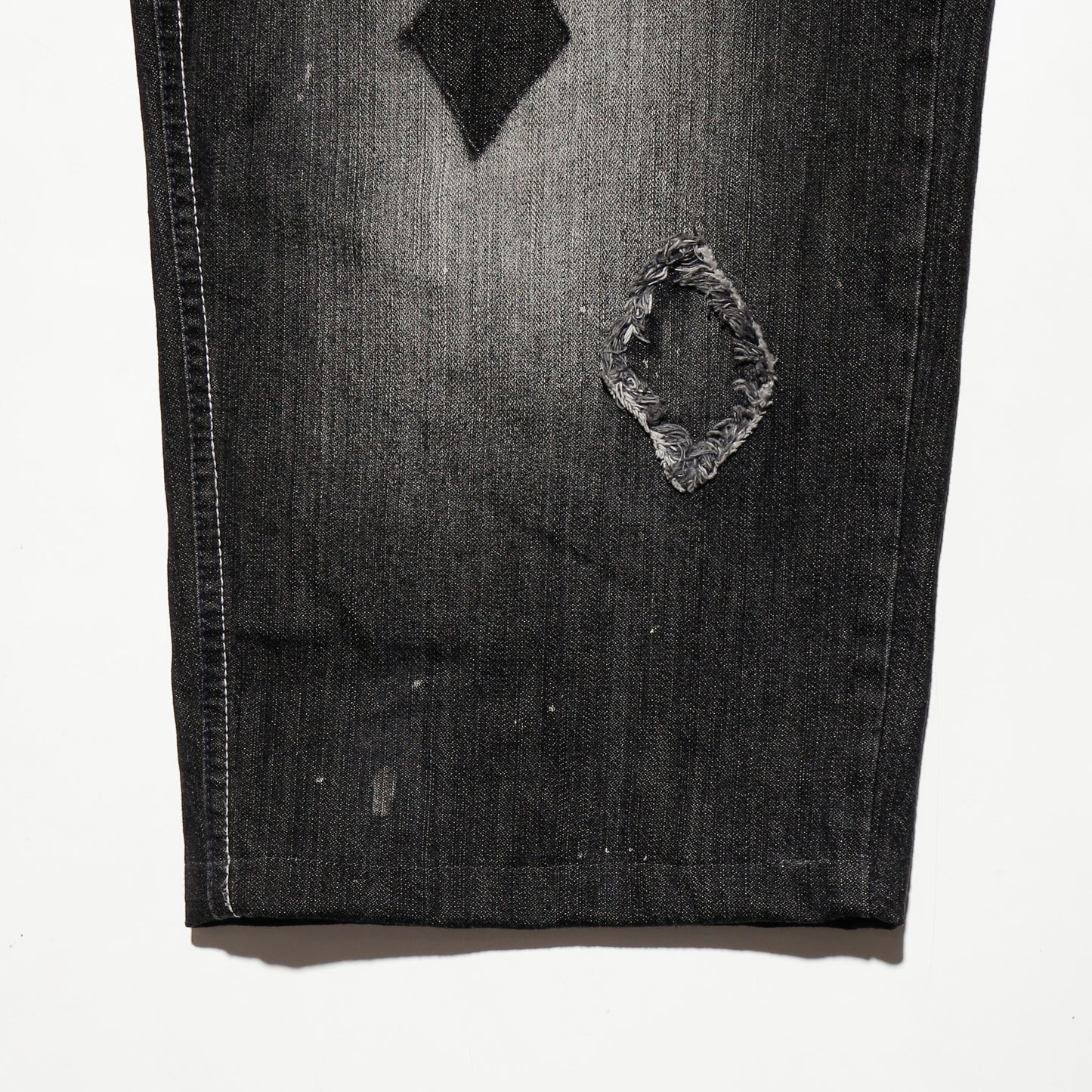 vintage south pole iron cross repaired baggy jeans