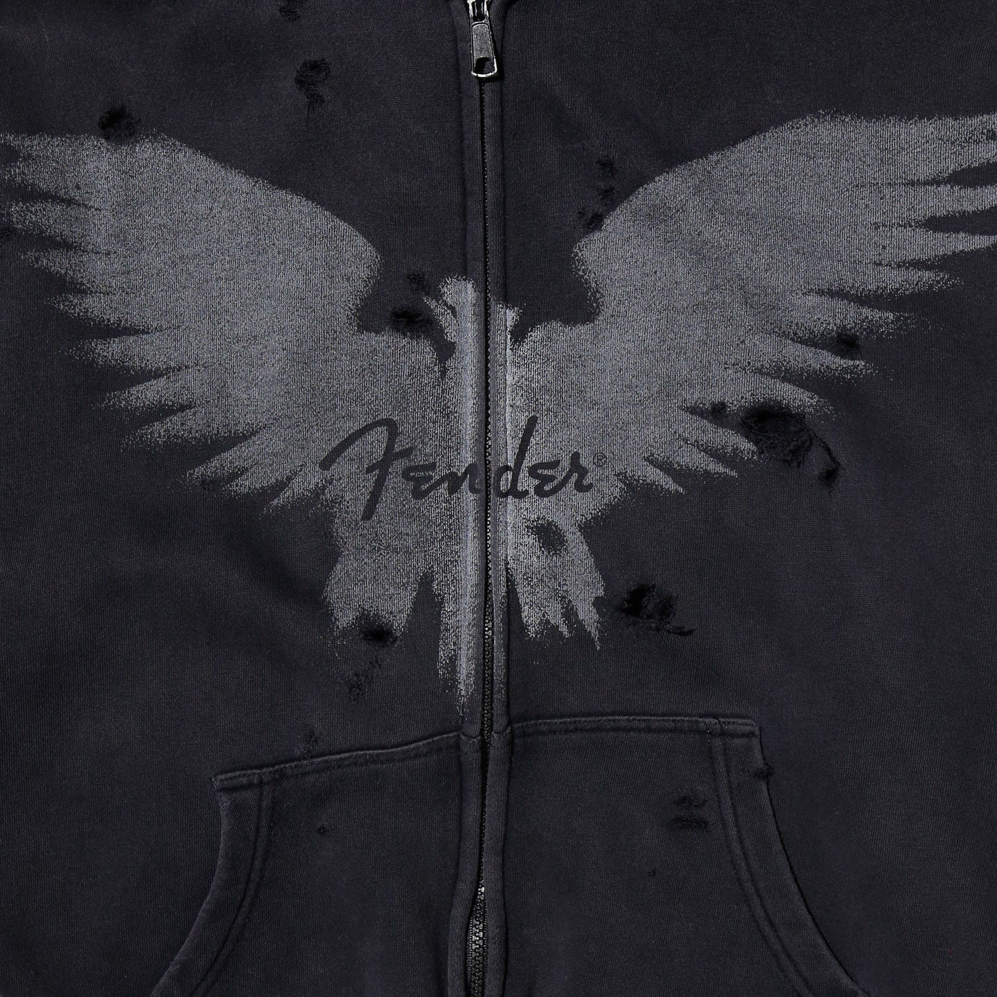 *one-off fender eagle broken hoodie
