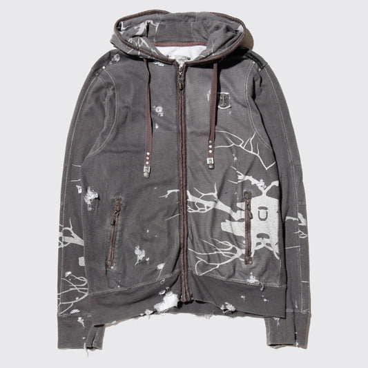 *one-off dust broken hoodie