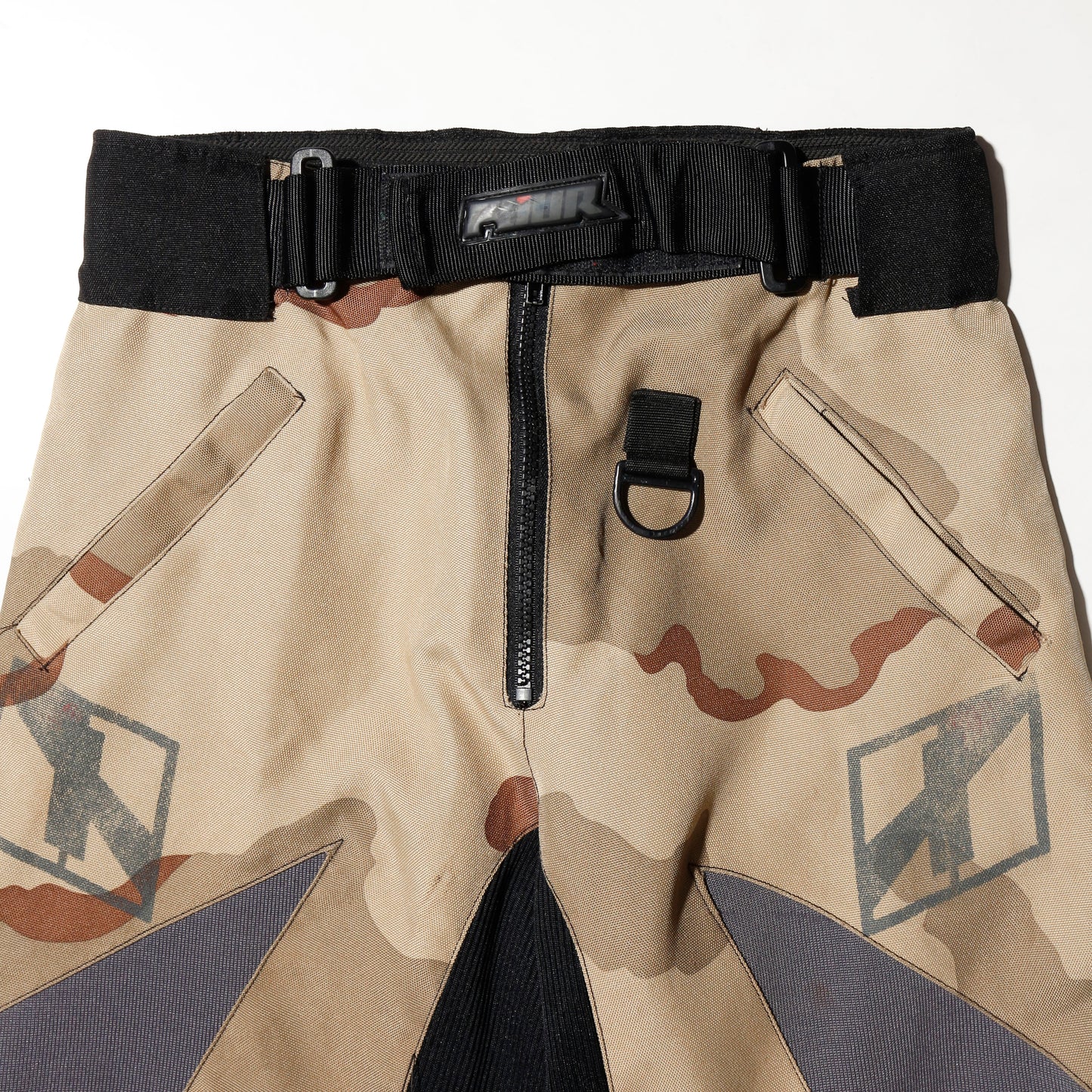 vintage camo motorcycle shorts