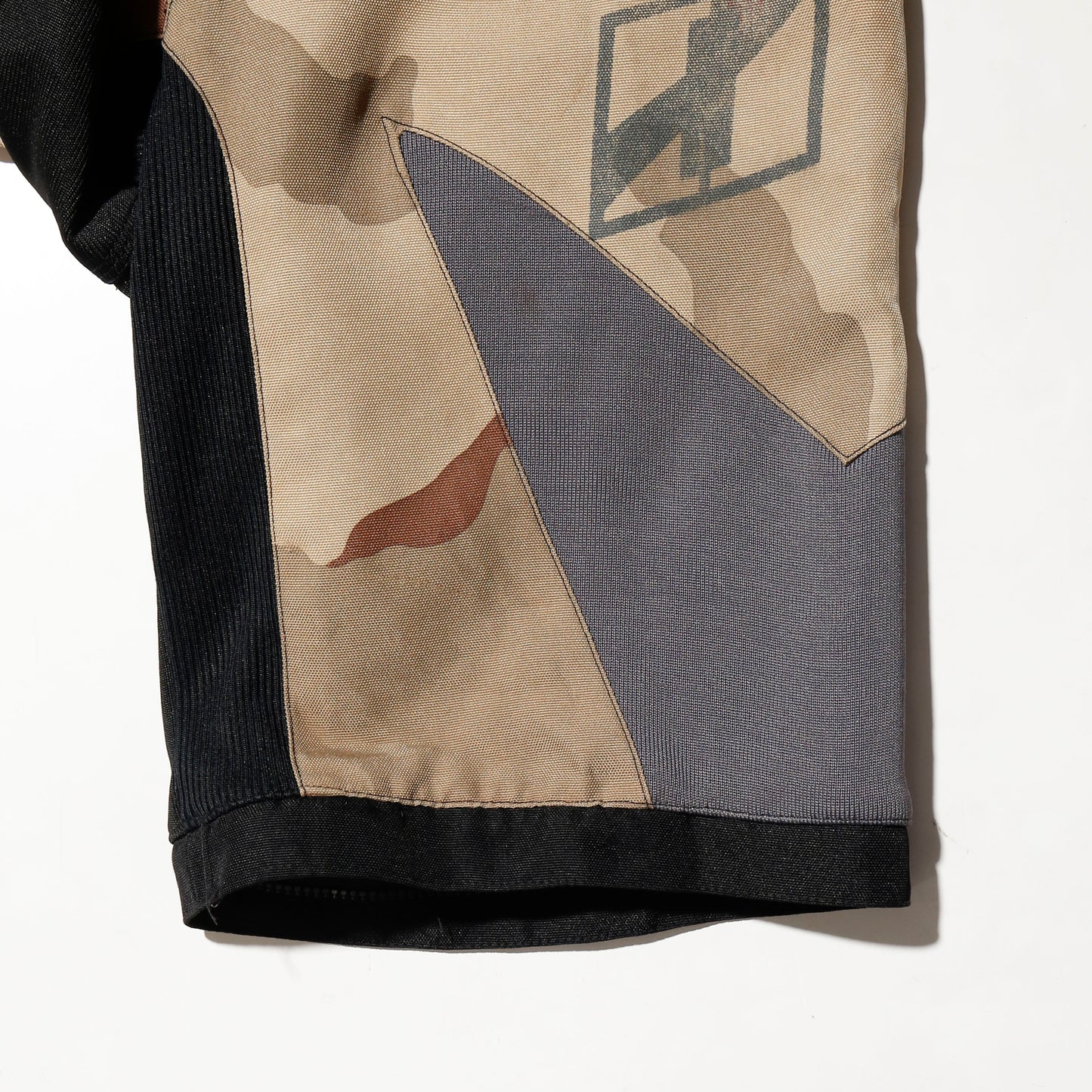vintage camo motorcycle shorts