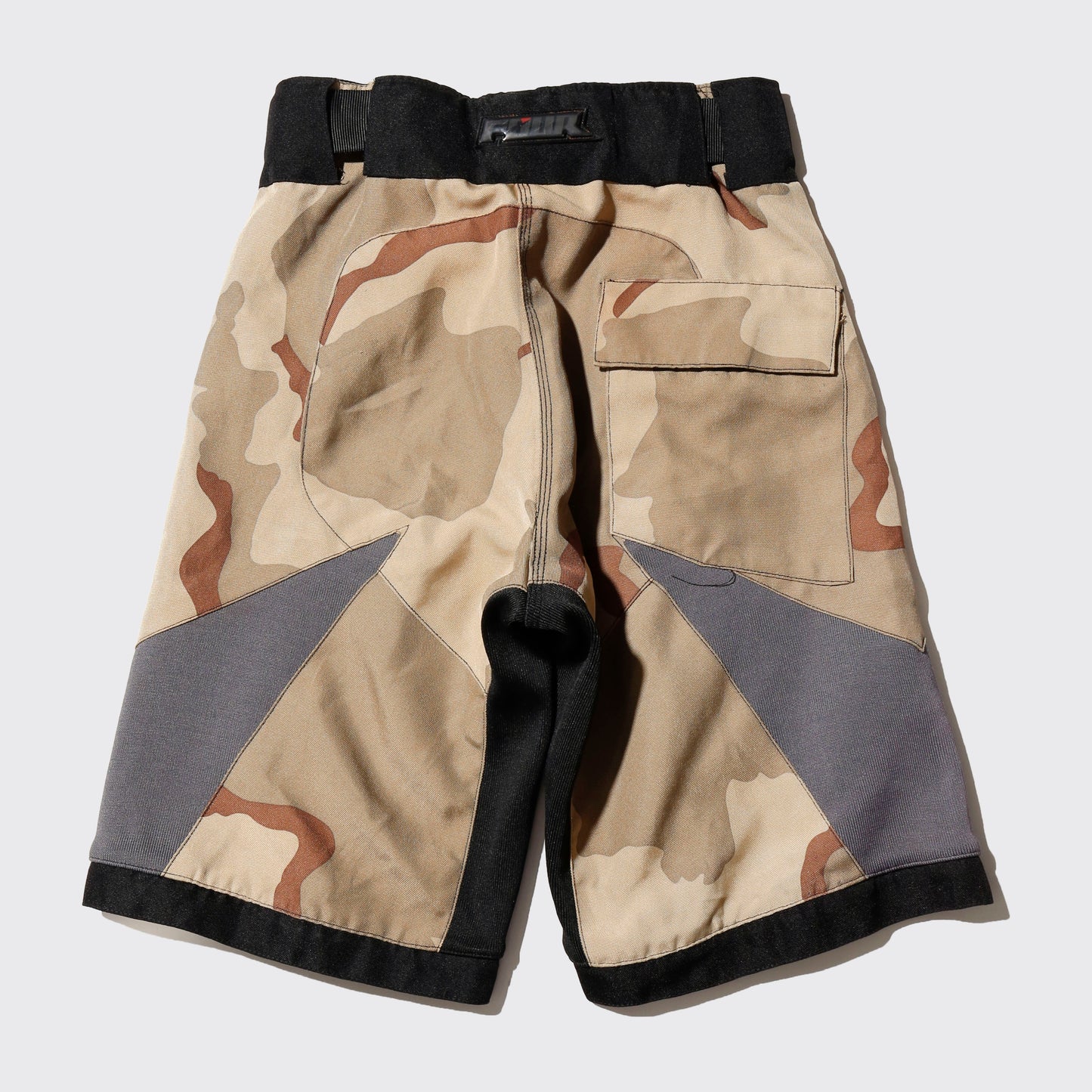 vintage camo motorcycle shorts
