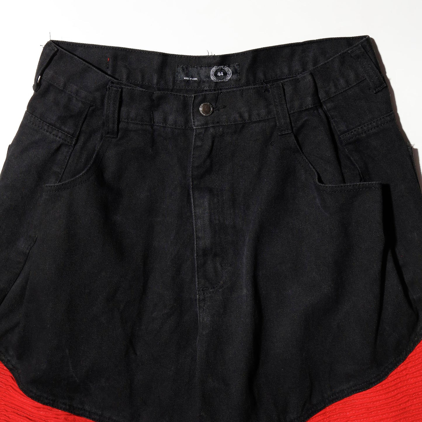 vintage motorcycle baggy shorts