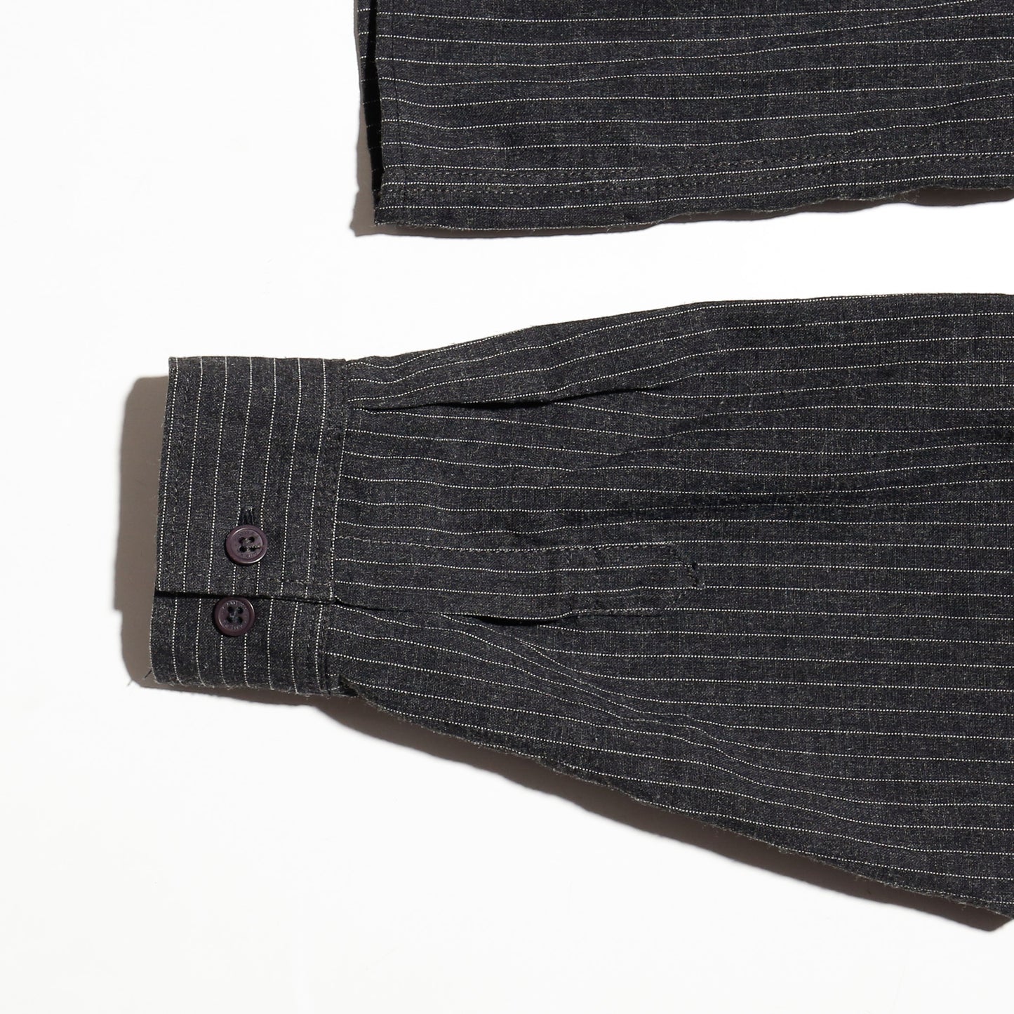 *one-off stripe cropped bowtie shirt
