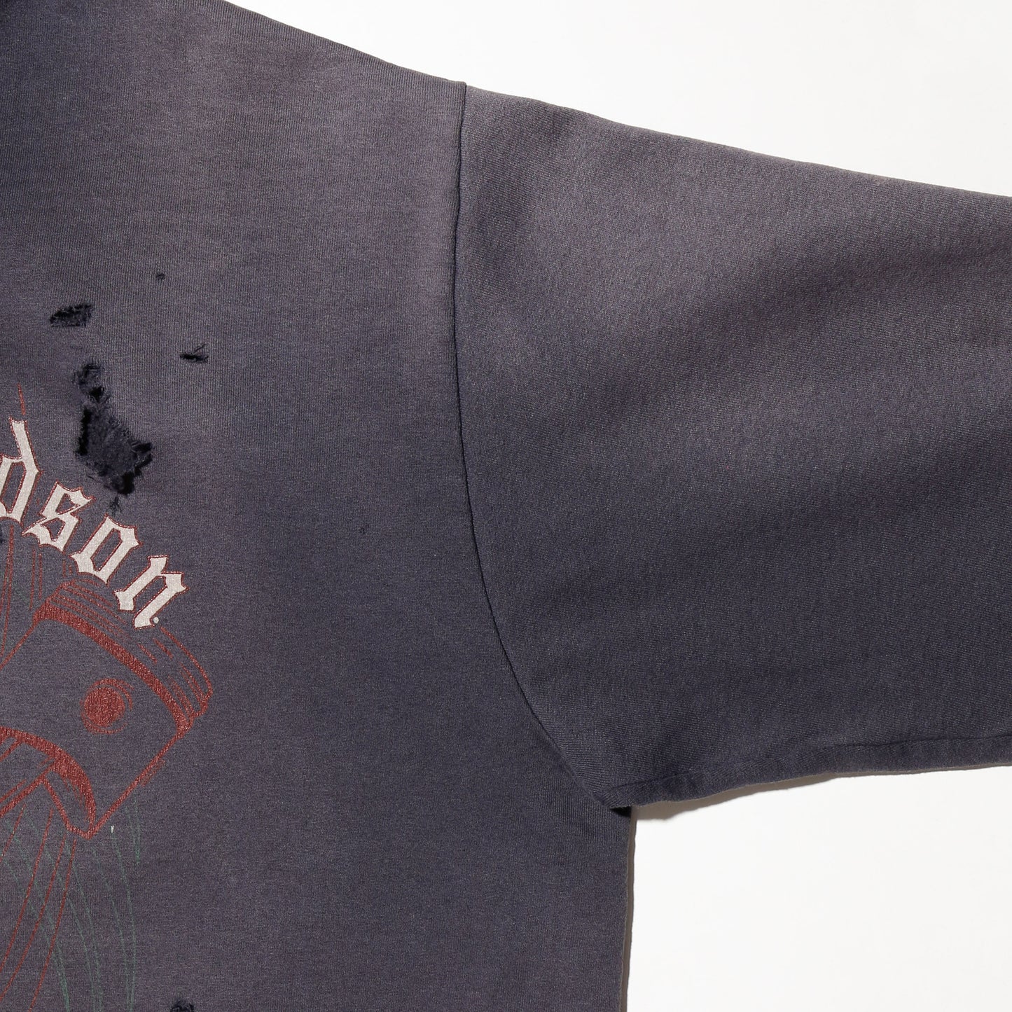 *one-off harley davidson skull broken hoodie