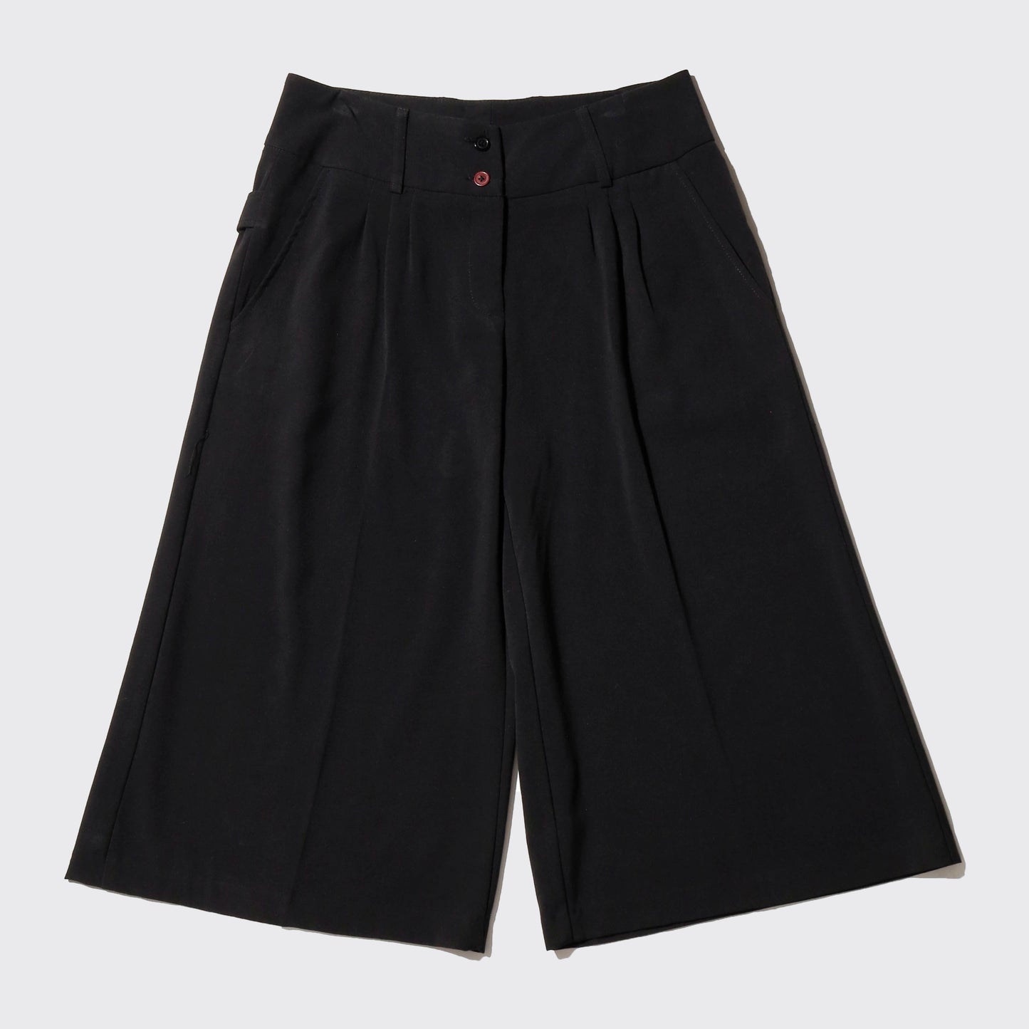 vintage low rise slacks wide shorts