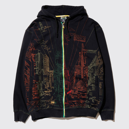 vintage south pole broderie hoodie