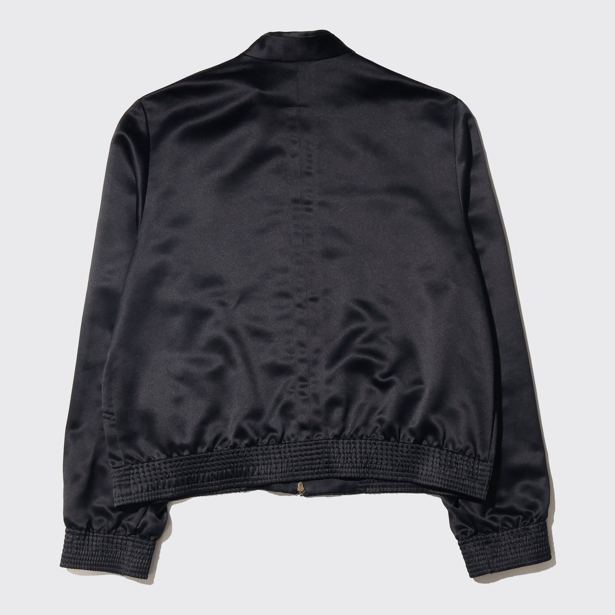 vintage cropped satin jacket