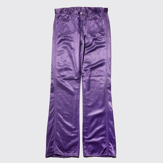 vintage 90's diesel satin straight trousers