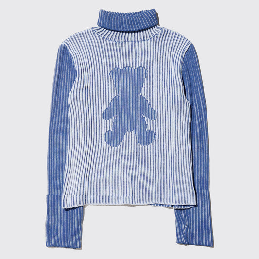 vintage euro bear ribbed sweater