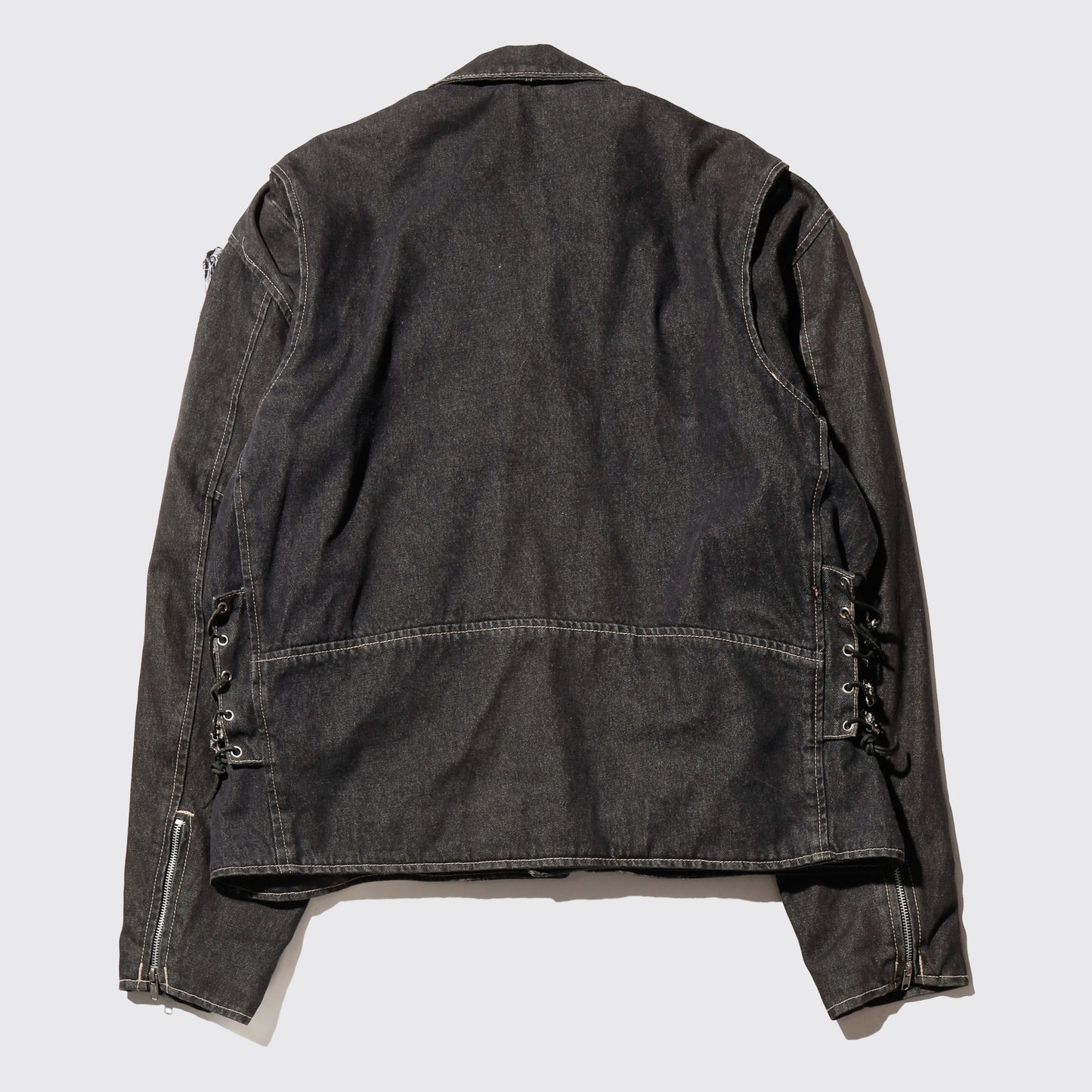 vintage custom loose denim riders jacket