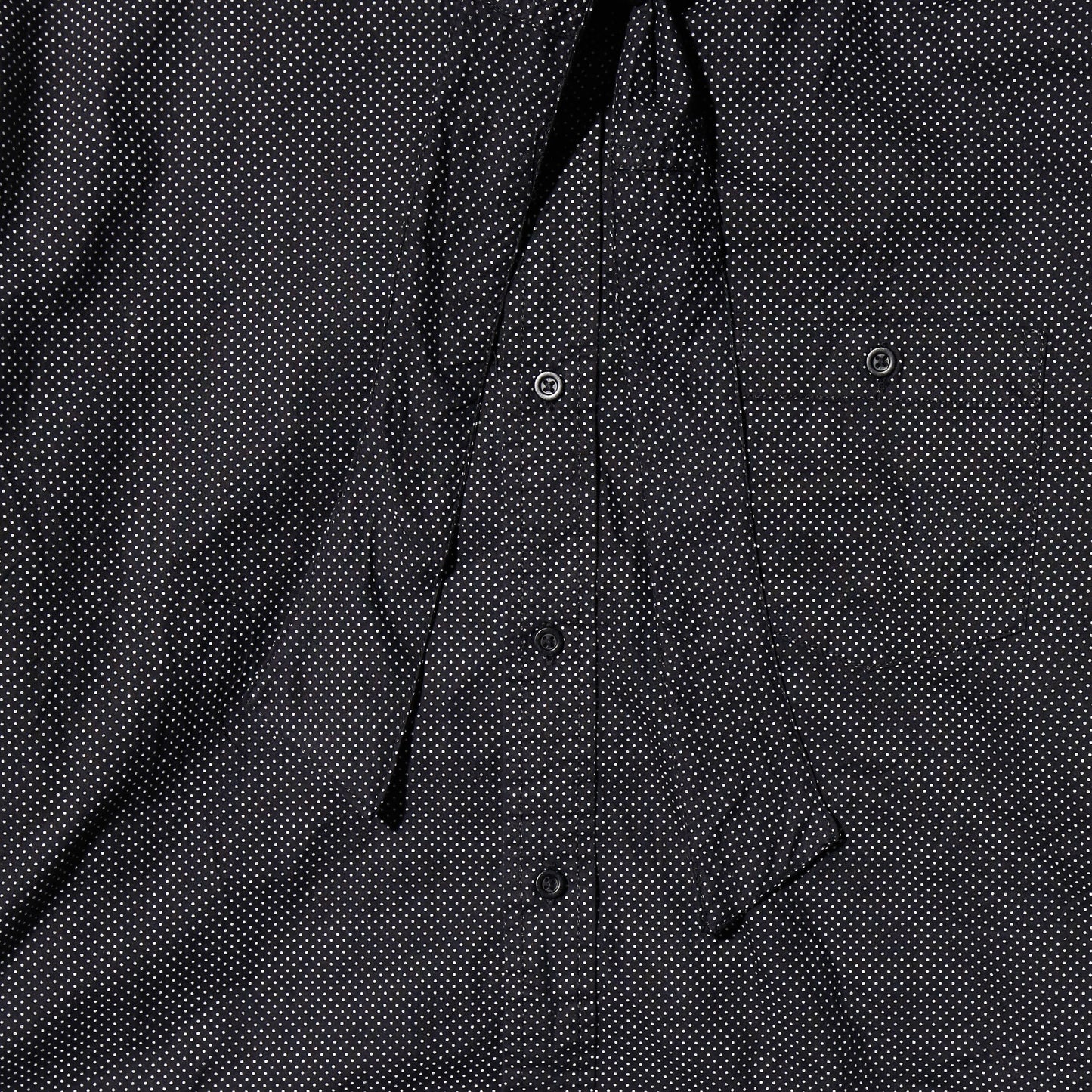 *one-off dots cropped bowtie shirt