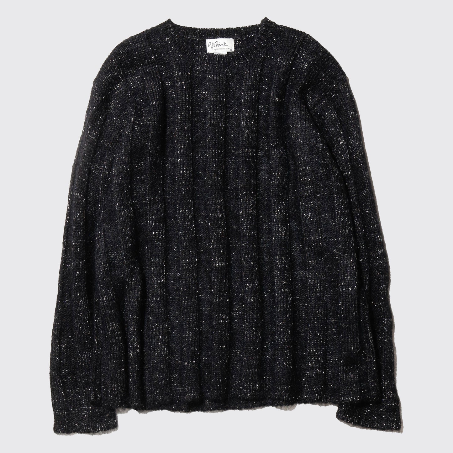 vintage lame textured mohair sweater