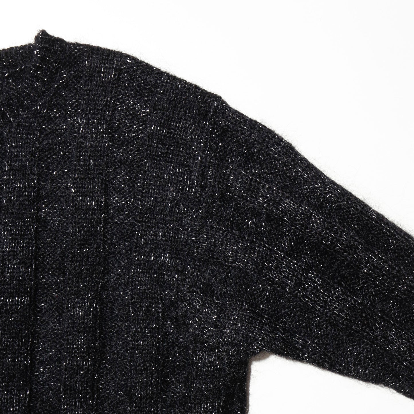 vintage lame textured mohair sweater
