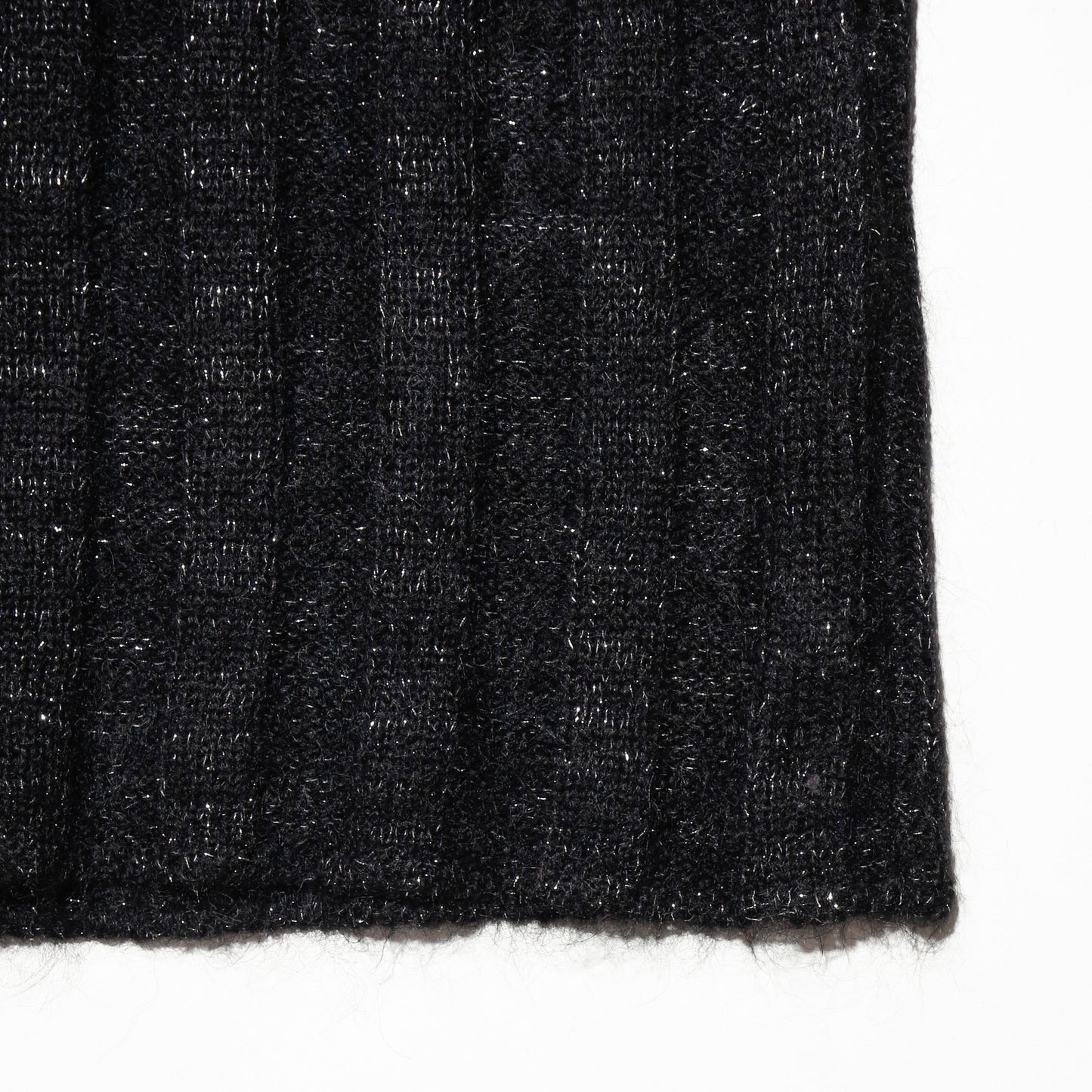 vintage lame textured mohair sweater