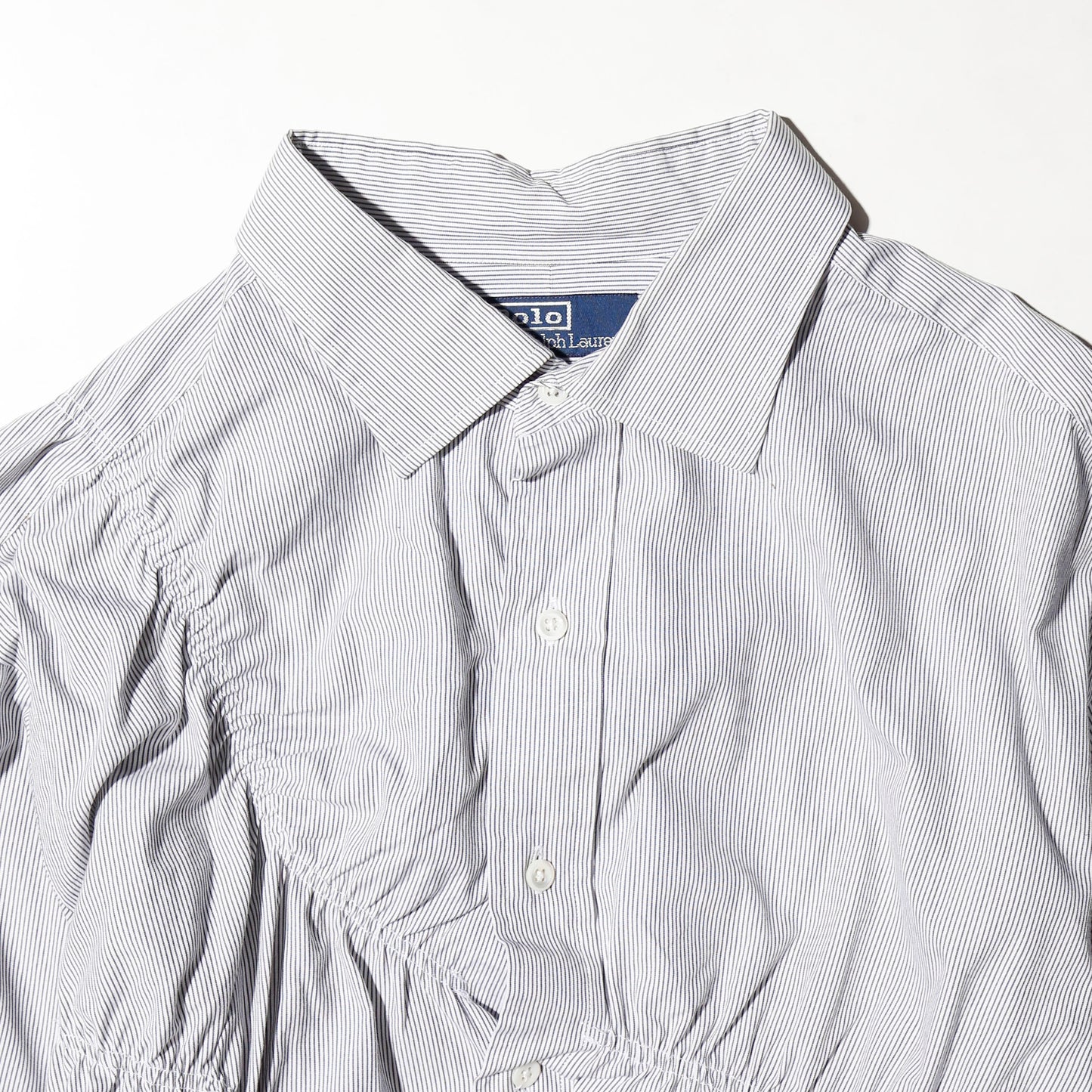 *one-off irregular gathering shirt