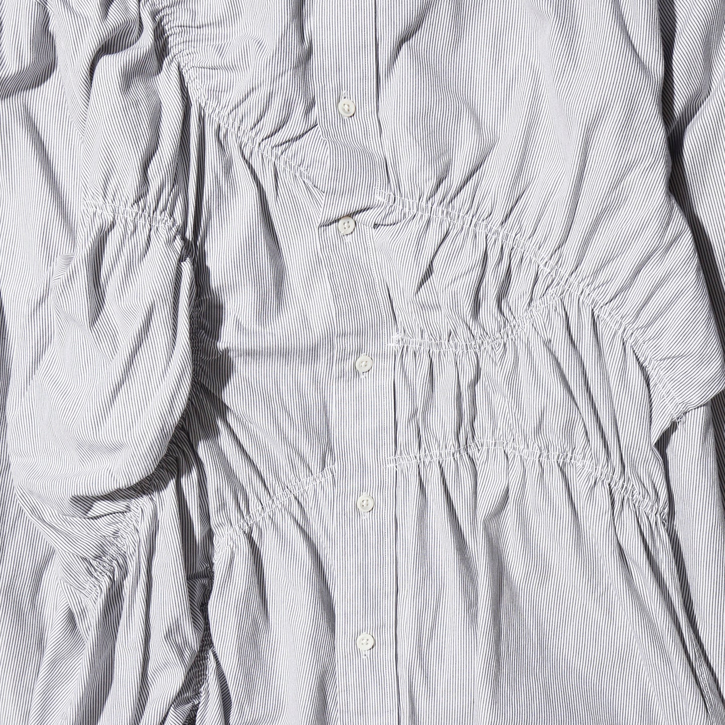 *one-off irregular gathering shirt