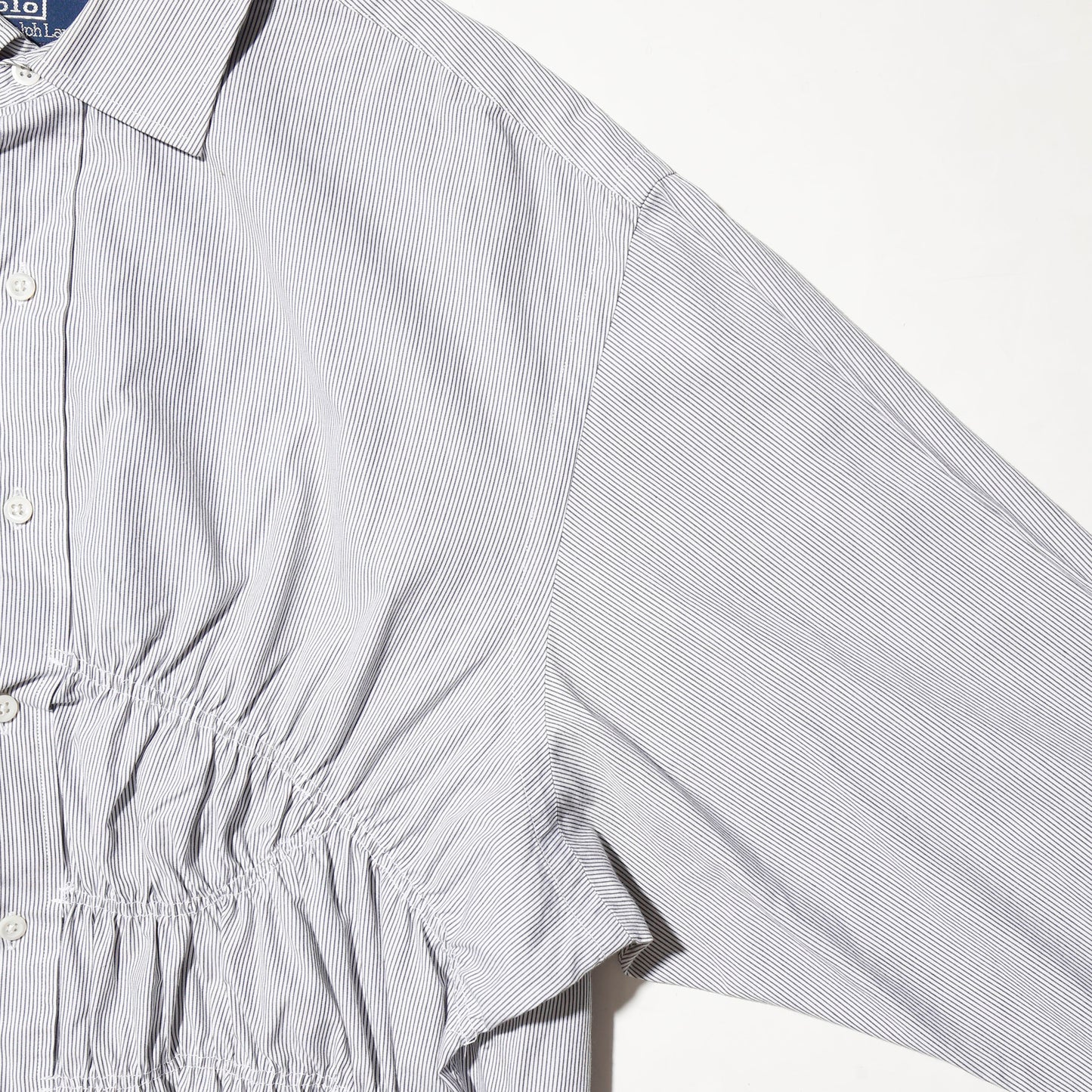 *one-off irregular gathering shirt