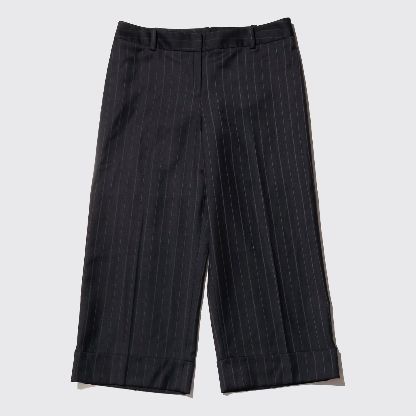 vintage low rise stripe cropped slacks