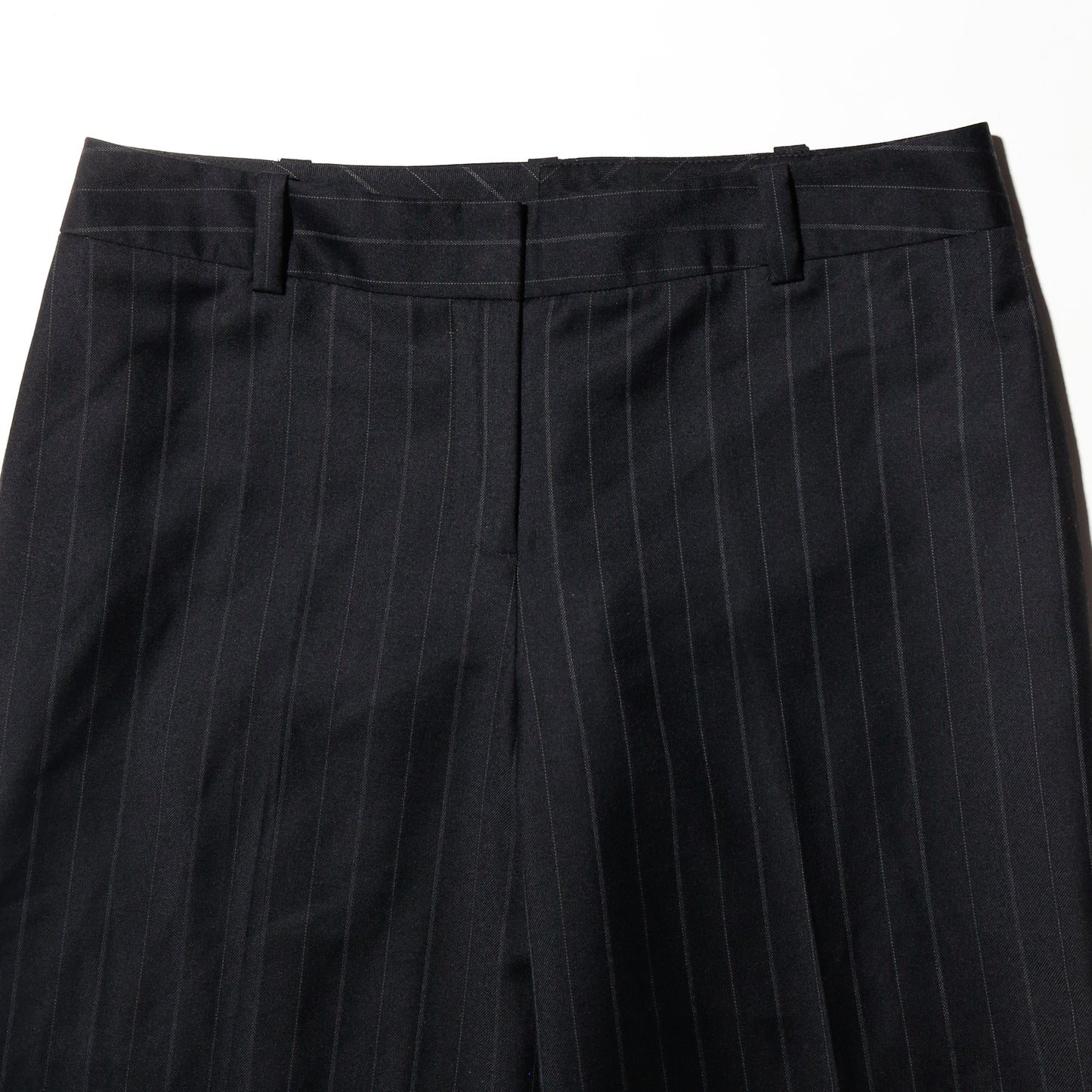 vintage low rise stripe cropped slacks