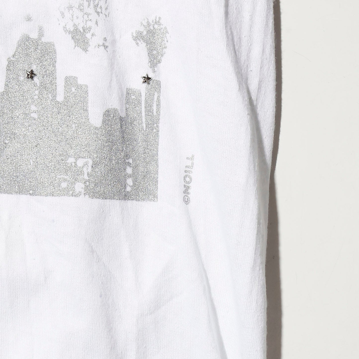 *one-off  "the world is yours" hand screen t-shirt