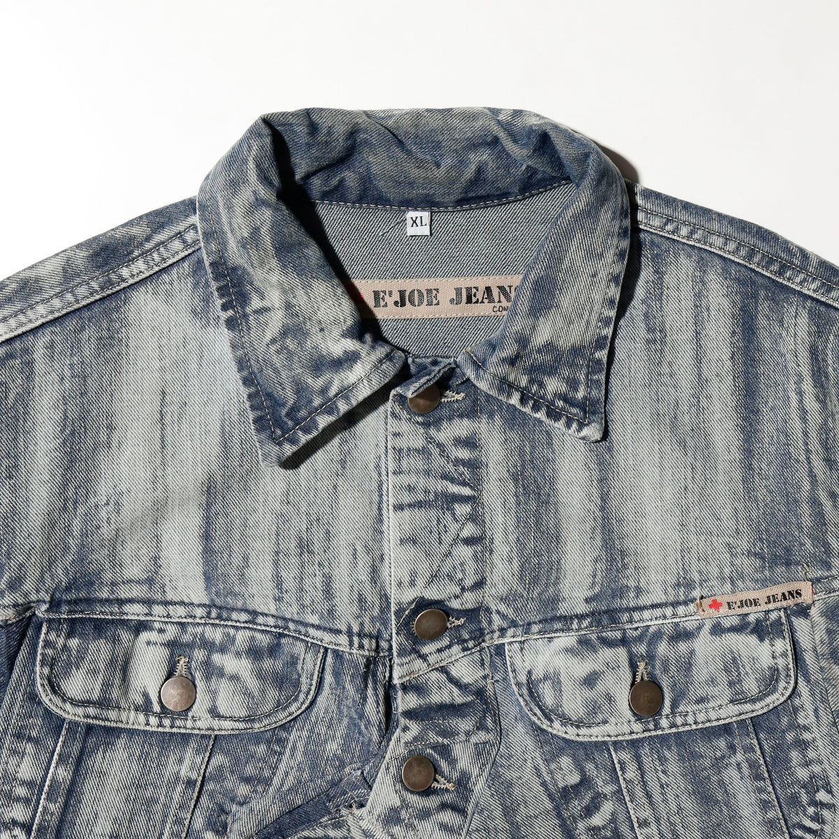 *one-off acid unbalance trucker jacket