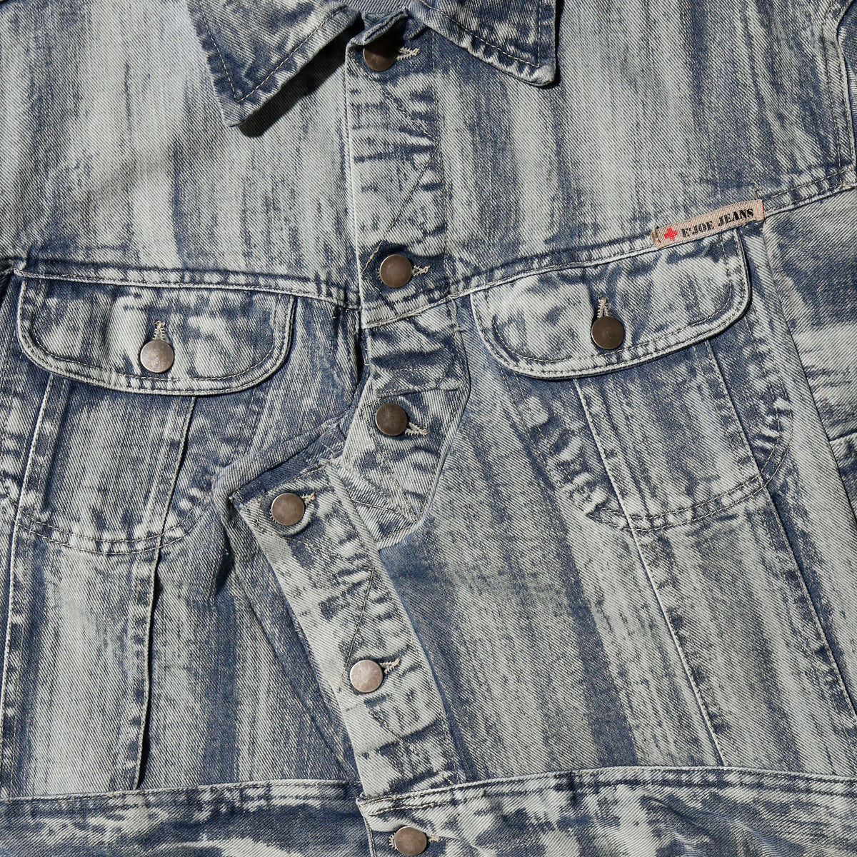 *one-off acid unbalance trucker jacket