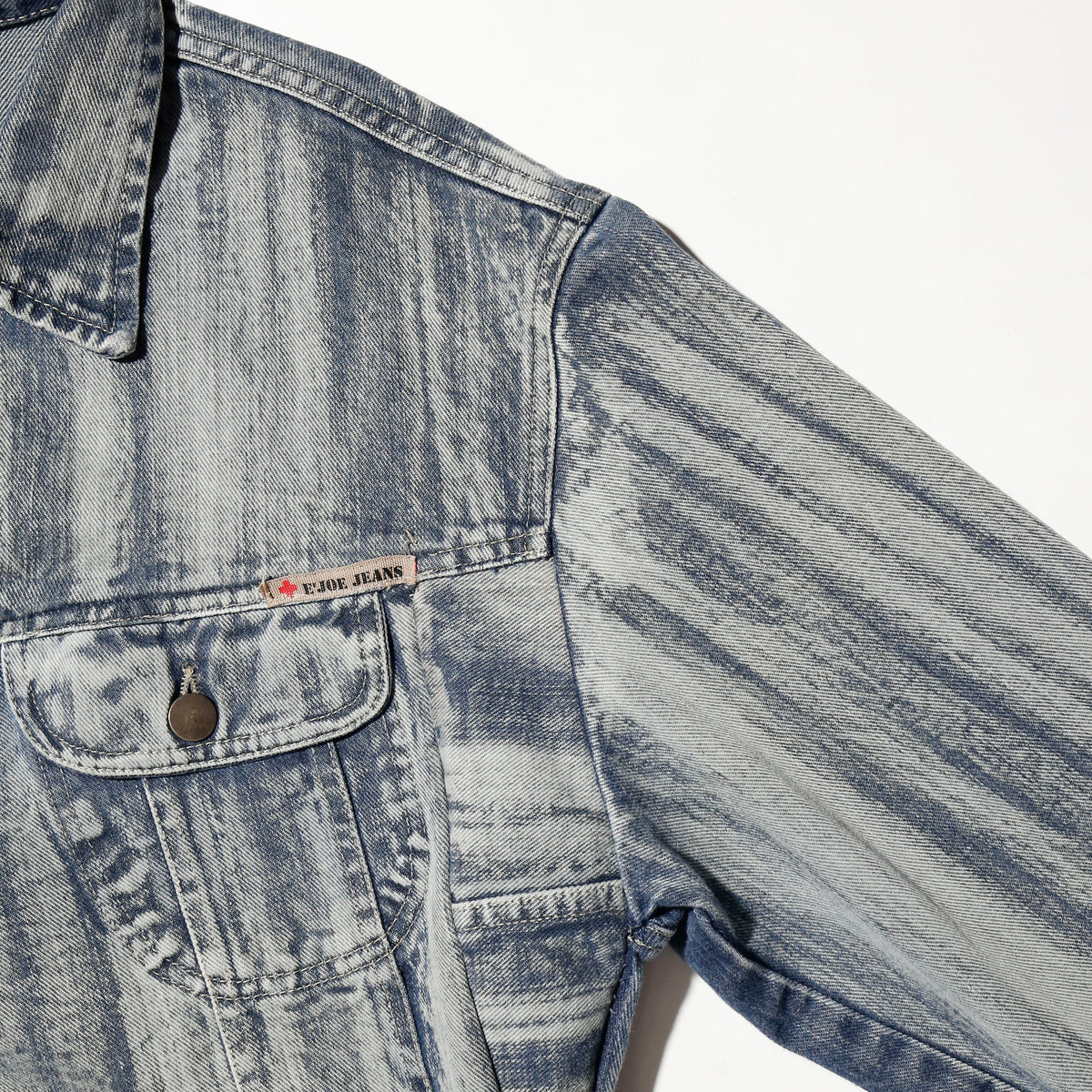 *one-off acid unbalance trucker jacket
