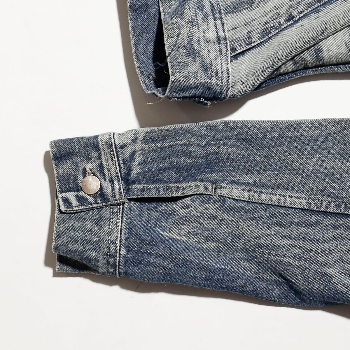 *one-off acid unbalance trucker jacket