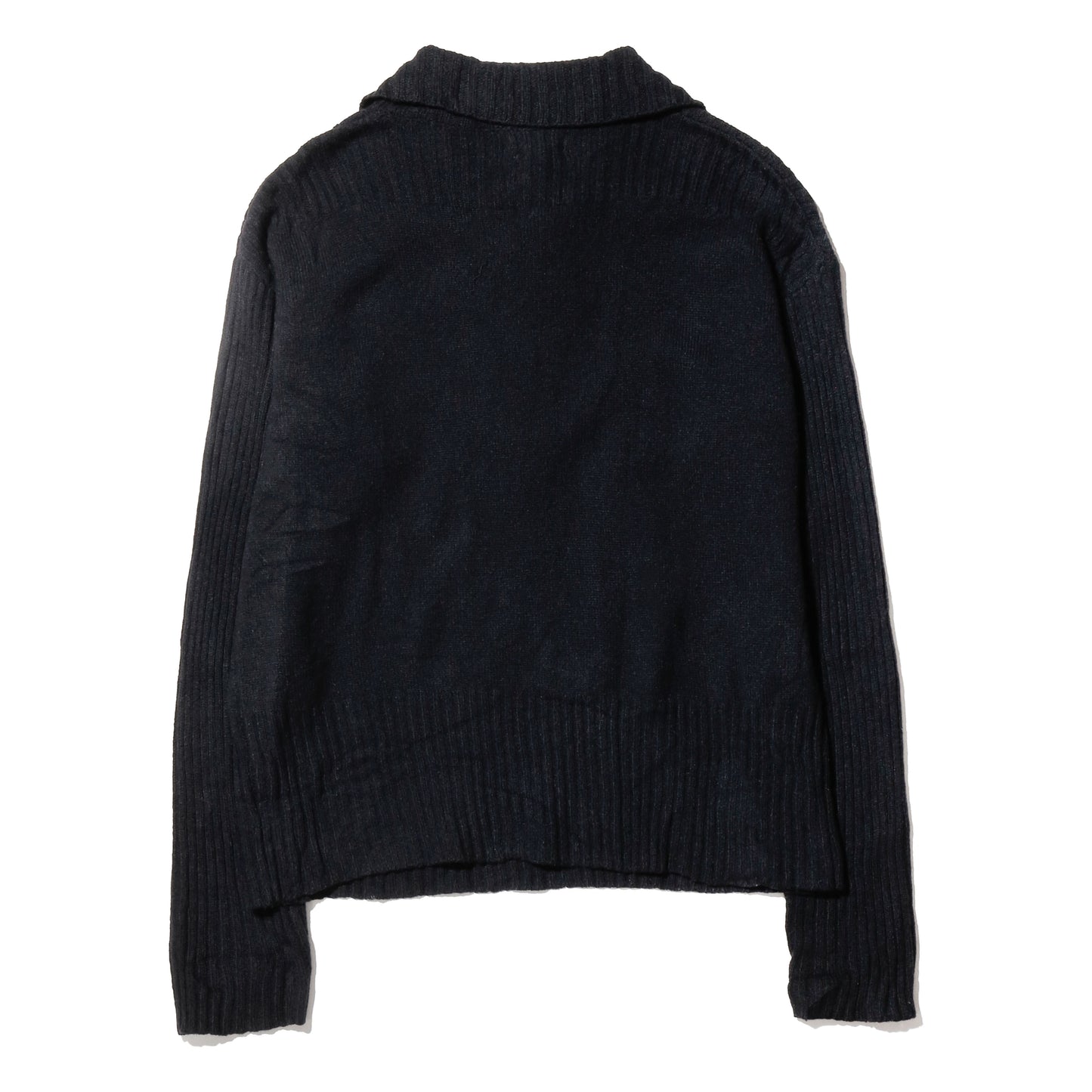 vintage 00's banana republic cropped half zip sweater