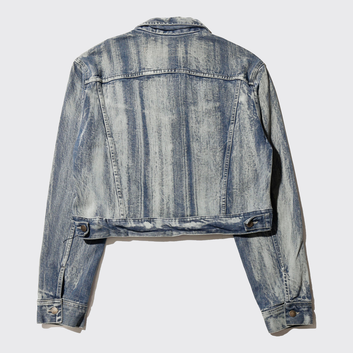 *one-off acid unbalance trucker jacket
