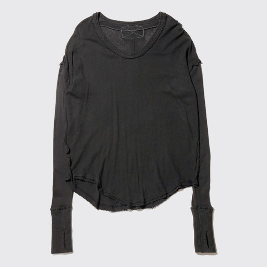 Vintage gauze l/s cut sew