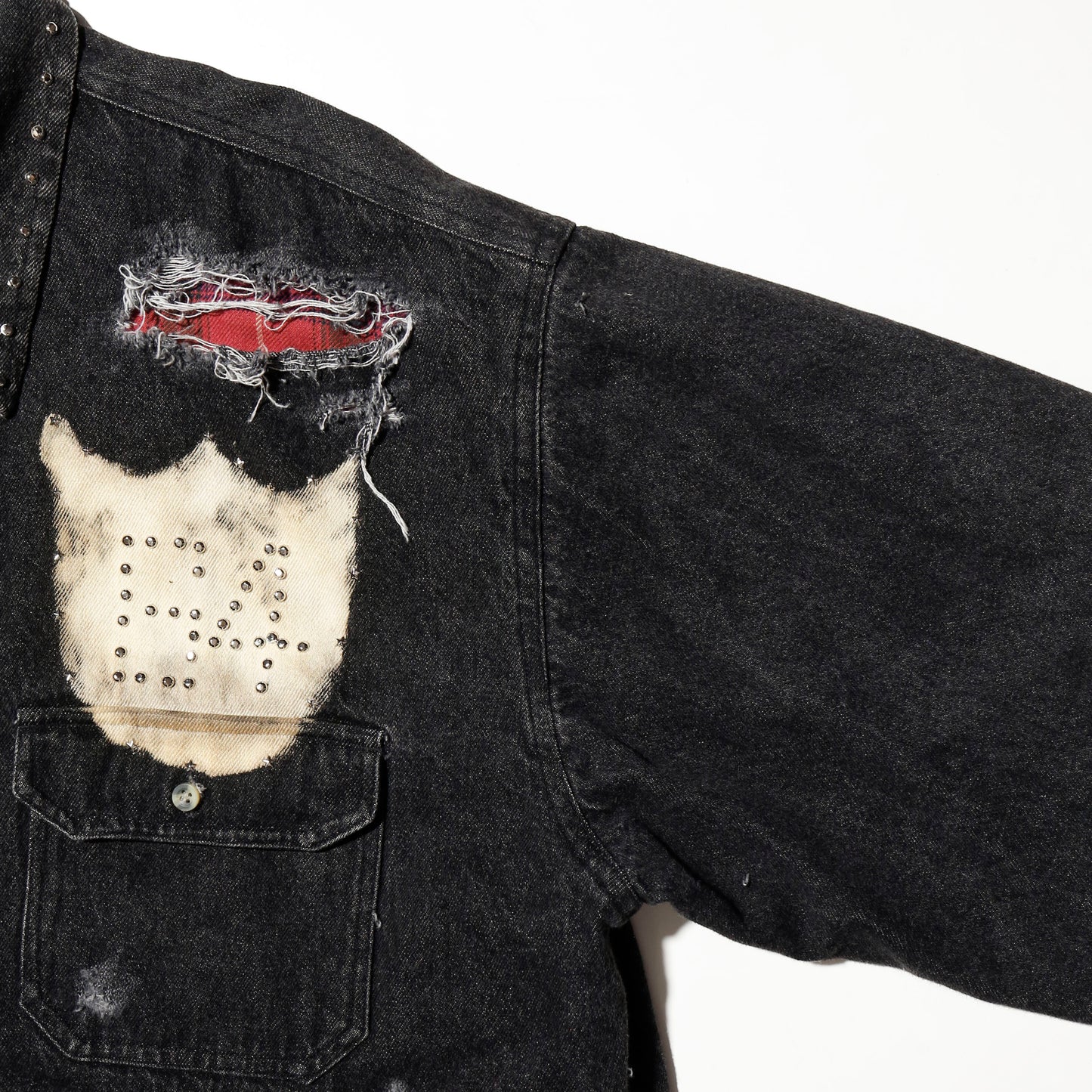 *one-off emble custom broken work shirt